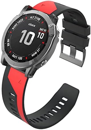 DJDLFA 22m 26mm Silicon Quickfit Watchband curele pentru Garmin Fenix ​​7 7x 6x 6pro Epix Easyfit Band Fenix5 5X 935 945 Smartwatch