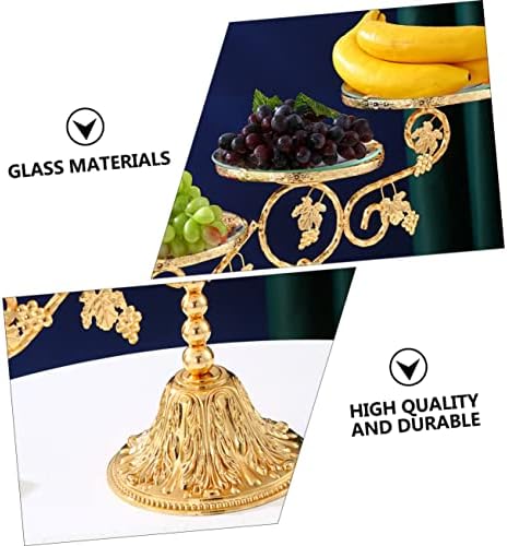 Zerodeko 1 buc placă de fructe uscate placă de fructe tăvi Decorative Ornament tavă de depozitare tavă de servire metalică