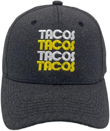 Crazy Dog T-Shirt Tacos Tacos Tacos Pălărie Amuzant Retro Mexican Iubitorii De Alimente Șapcă De Baseball Negru-Tacos Standard