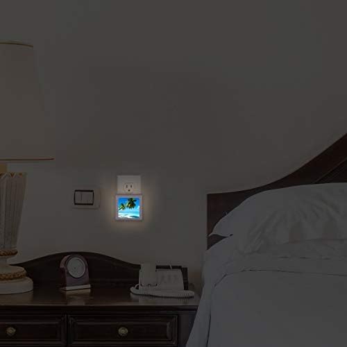 Conectați lumina de noapte cu LED-uri reglabile cu senzor auto de la amurg la zori, luminozitate reglabilă, lumină caldă, lumină