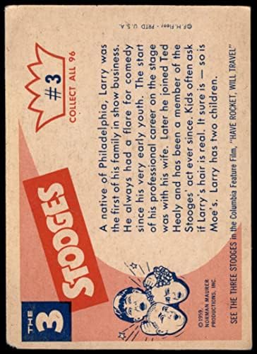 1959 Fleer Three Stooges # 3 Larry Fair