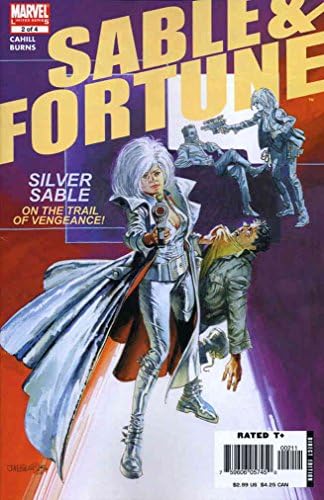Sable și avere 2 VF; Marvel carte de benzi desenate / argint Sable Dominic Fortune