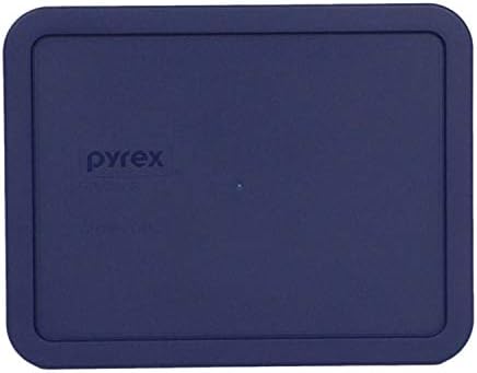 Pyrex 7211-PC dreptunghi albastru capac de înlocuire pentru depozitarea alimentelor din Plastic, fabricat în SUA-Pachet 3