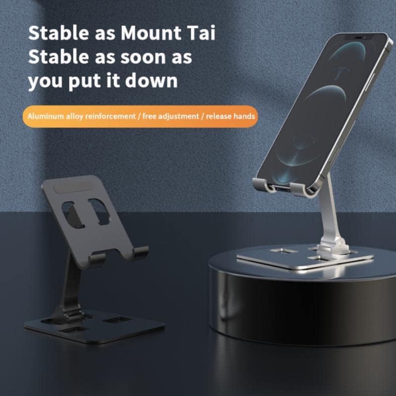Quul pliabil din aluminiu din aliaj pentru telefon pentru tabletă desktop Stand pentru suportul pentru smartphone