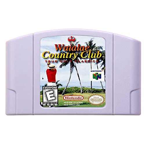 Nou N64 Games Cartridge Waialae Country Club - True Golf Classics Versiunea SUA NTSC pentru N64 Console Game Card