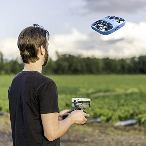 Drone - Mini Spinning Drone | Camera de control cu ​​telecomandă Gifturi pentru fetele de băieți cu reținere altitudine, modul