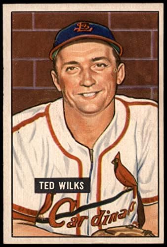 1951 Bowman 193 Ted Wilks St. Louis Cardinals Ex/Mt Cardinals