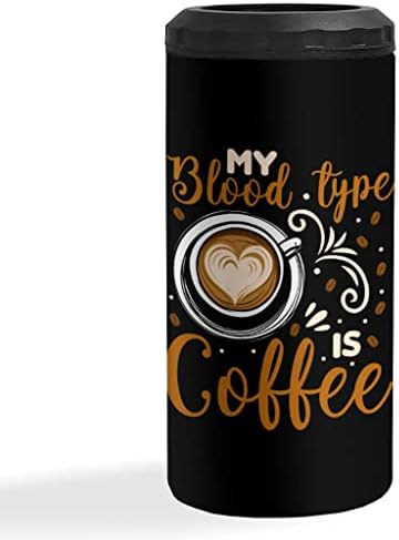 Tipul meu de sânge este cafea izolată mai slim mai rece - zicale amuzante pot fi mai răcoroase - cafea slim izolat slim poate