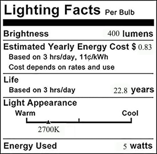 MR16 Becuri LED 5W E26 bec Spotlight alb cald 2700K pentru magazine de birouri școli peisaje, 400lm, 50w echivalent bec cu