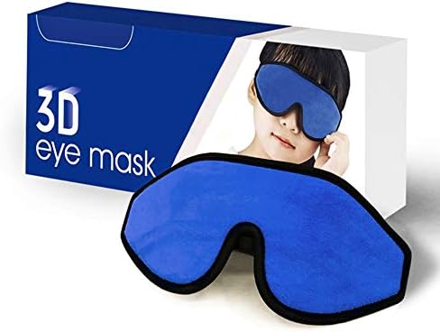 Masca de somn pentru copii cu lumină de blocare - Memorie spumă 3D Masca pentru ochi conturată - Masca pentru somn pentru ochi si mască de somn, orbi pentru copii, fete, băieți