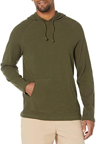 Glugă de pulovere a slub-ului cu mânecă lungă Essentials pentru bărbați