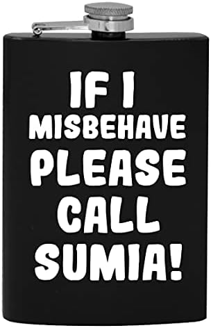 Dacă am Misbehave vă rugăm să sunați Sumia-8oz Hip băut alcool balon