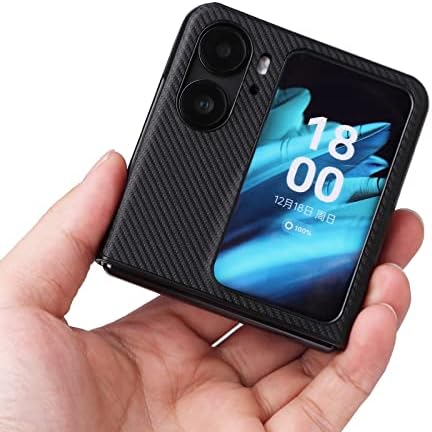 Telefon mobil Flip husă de acoperire pentru Oppo Find N2 Flip, husă de protecție rezistentă la șocuri din piele Ultra-subțire,