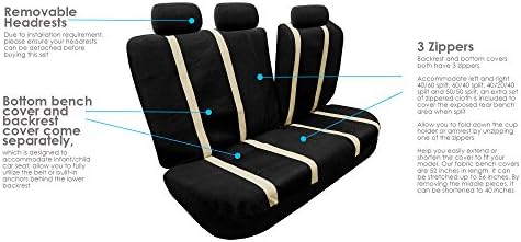 Capace pentru scaune auto FH Group Combo Sports Set Full Beige Accesorii Capace pentru scaune, airbag și scaun auto din spate