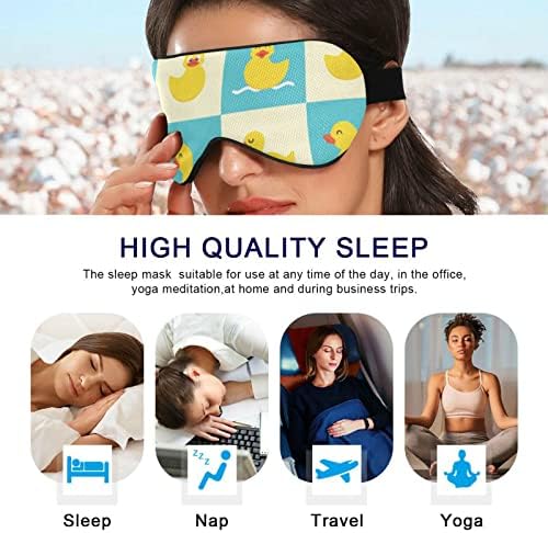 Masca de ochi de somn unisex amuzant-night-duck nocturn masca de somn confortabil pentru ochi de somn copertă