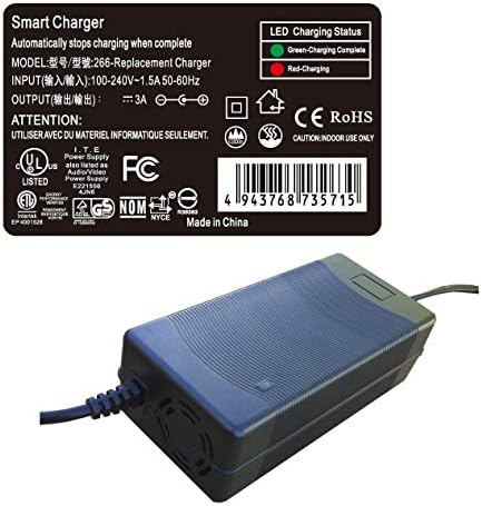 3 amperi Smart Charger compatibil cu Eskute Es Max Electric Kick Scooter