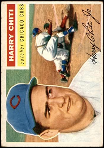 1956 Topps 179 Wht Harry Chiti Chicago Cubs VG Cubs