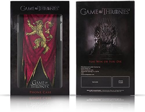 Case Head Designs HBO Game of Thrones Stark House Mottos Case din spate, Compatibil cu Apple iPhone 14 Pro Max