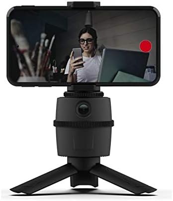 Stand de boxwave și montare compatibile cu Apple iPhone 14 Plus - Stand PivotTrack Selfie, Tracking Facial Pivot Stand pentru