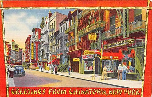Chinatown, New York Postcard