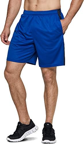 Pantaloni scurți activi de baschet activ pentru bărbați Athlio 1, 2 sau 3 pachete, pantaloni scurți de alergare la gimnastică, pantaloni scurți de plasă uscată cu buzunare