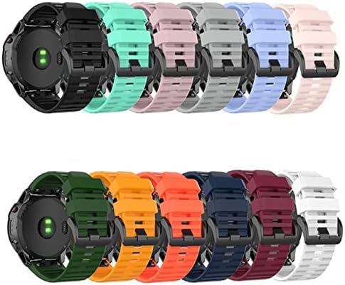 TPUOTI 26 22mm cu versiune rapidă cu bandă de ceas pentru Garmin Fenix ​​7 7x 6x 6 6s 5 5x 3 3HR S60 MK1 Watch Silicon Easyfit