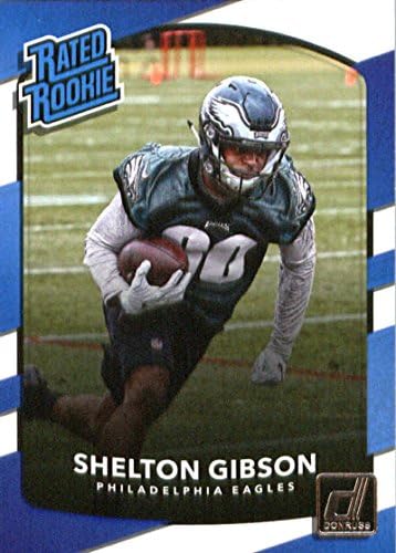 2017 Donruss 333 Shelton Gibson Philadelphia Eagles a evaluat cardul de fotbal rookie