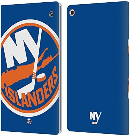 Head Case Designs licențiat în mod oficial NHL Supradimensionat din New York Islanders din piele Portofel de portofel Compatibil