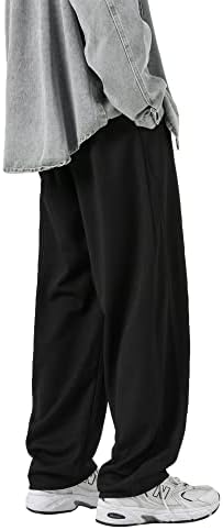 Doslavida pentru bărbați ușoară, cu o talie de pulover elastică, pantaloni baggy pantaloni casual lounge yoga pantalon de yoga