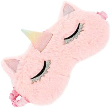 Kesyoo roz roz copertine ochi de somn super moale minunat unicorn de ochi de noapte pe plasture ochi de ochi cu ochiul blind