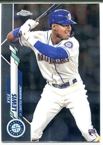 Kyle Lewis 2020 Topps Chrome Rookie Card 186 - Baseball Slabbed Rookie Cards
