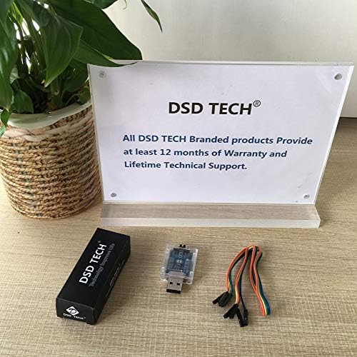 DSD TECH USB la TTL Serial Converter CP2102 cu 4 pini Dupont cablu compatibil cu Windows 7,8,10, Linux, Mac OSX