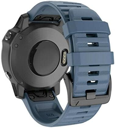 Kappde 26 20 22mm silicon cu versiune rapidă cu bandă de ceas pentru Garmin Fenix ​​7x 6x Watch Easyfit Wrist Band Strap