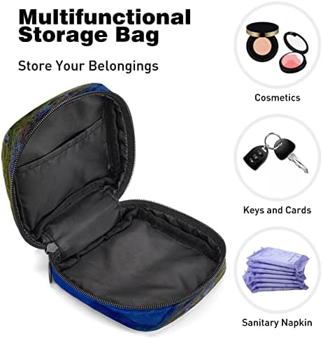 Sac de depozitare a șervețelului sanitar, sac de Kit de perioadă pentru școală, pungă pentru cupa menstruală, sac de organizator