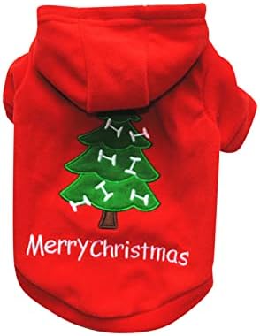 Pulover de Crăciun pentru cățeluș pentru cățelușul pulover de cățeluș haine pentru animale de companie Livezi calde Pulover