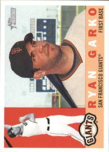 2009 Topps Heritage 675 Ryan Garko Cleveland Indieni MLB Baseball Card NM-MT