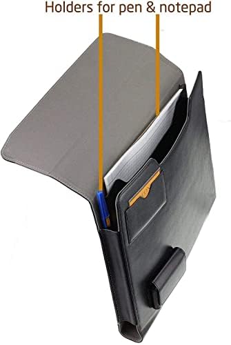 Carcasă Folio din piele neagră Broonel - Compatibil cu tableta HP 11 -BE0014NA cu tastatură