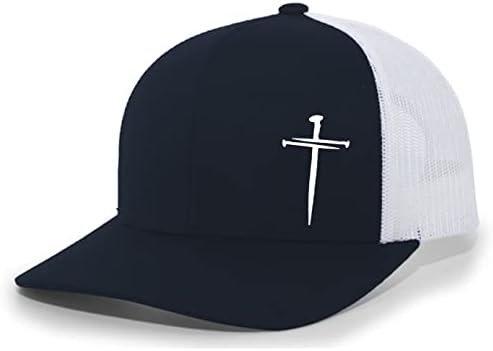 Men ' s Christian Faith cruce cuie brodate ochiurilor de plasă spate camionagiu pălărie