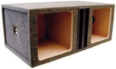 Subzone HD-10VSQ Dual 10-inch L7 Square Square Ventate Box, Brown