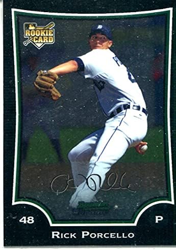 Rick Porcello 2009 Bowman Chrome nesemnat card de rookie - Baseball slabbed Rookie Cards