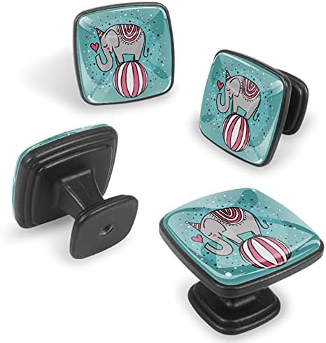 Lagerery sertar butoane drăguț elefant Cabinet butoane pentru pepinieră cameră Dresser butoane pătrat decorative butoane cameră