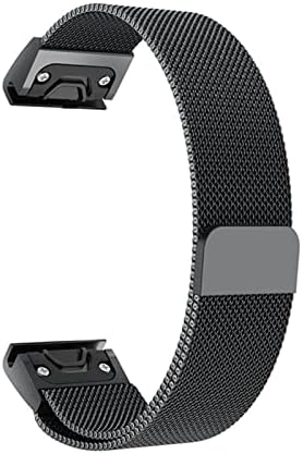 IRFKR 26 22 20mm Easy Fit Milanese Loop Watchband bandă de eliberare rapidă pentru Garmin Fenix 7 7x 7S 5X 5 5S 3 3hr Forerunner