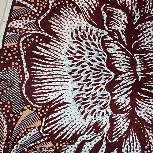 Țesătură africană de curte țesătură de cusut Africană Bumbac Rochii Material Nigerian Tissu Coton Ankara tissus ceară