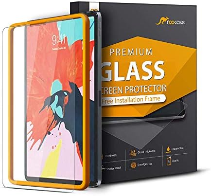 Protector de ecran roocase compatibil cu iPad Pro 12.9 inch 2021 2020 2018, IPAD de sticlă temperată de 12,9 inci Protector