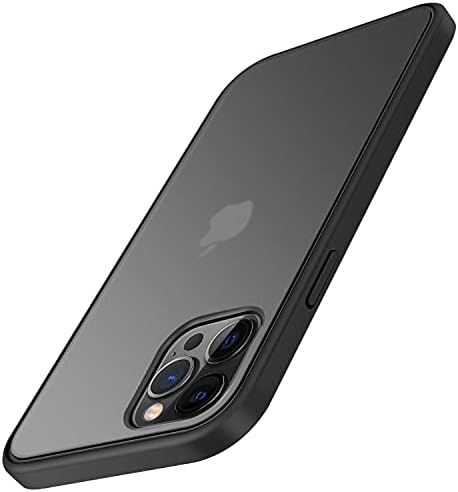 Tendlin compatibil cu carcasa iPhone 12/compatibilă cu iPhone 12 Pro Carcasă translucidă Matte din spate cu carcasă moale de