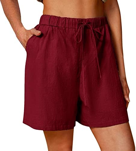 Pantaloni scurți de lenjerie pentru femei elastice cu talie înaltă cu talie solidă pentru hârtie solidă pantaloni scurți în