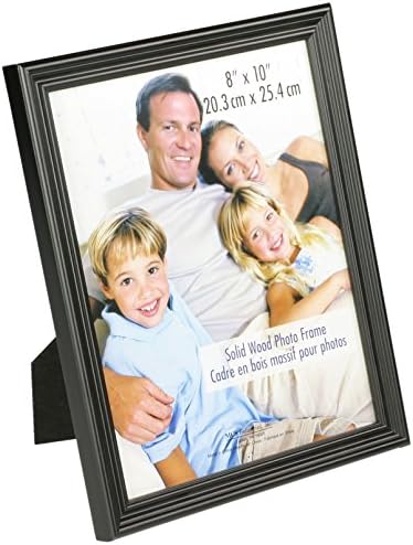 Afișează2Go Rame foto pentru suport pentru masă sau suport de perete, suport pentru imagini din lemn pentru portret sau imprimeuri