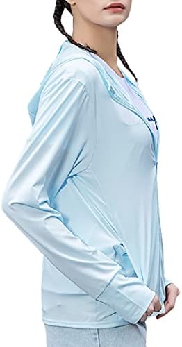 Zando Upf 50+ Jacheta ușoară Zip Up Sun Protection Protection Tricouri uscate uscate UV pentru protecție Îmbrăcăminte cu mânecă