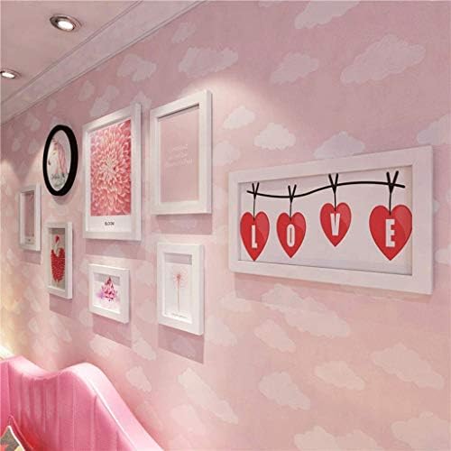 Fghutx foto perete prințesă decorare dormitor cald feminin noptieră roz roz inimă izbucnire fete fetiță aspect