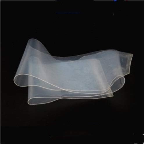 ADUCI 1PC 0,1mm/0,2mm/0,3mm/0,5mm/0,8mm Silicon Foaie de cauciuc 500mm lățime 500mm lungime de film siliconic transparent